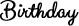 Birthday